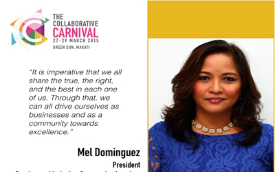 DMCI President and CEO Mel Dominguez at The Collaborative Carnival