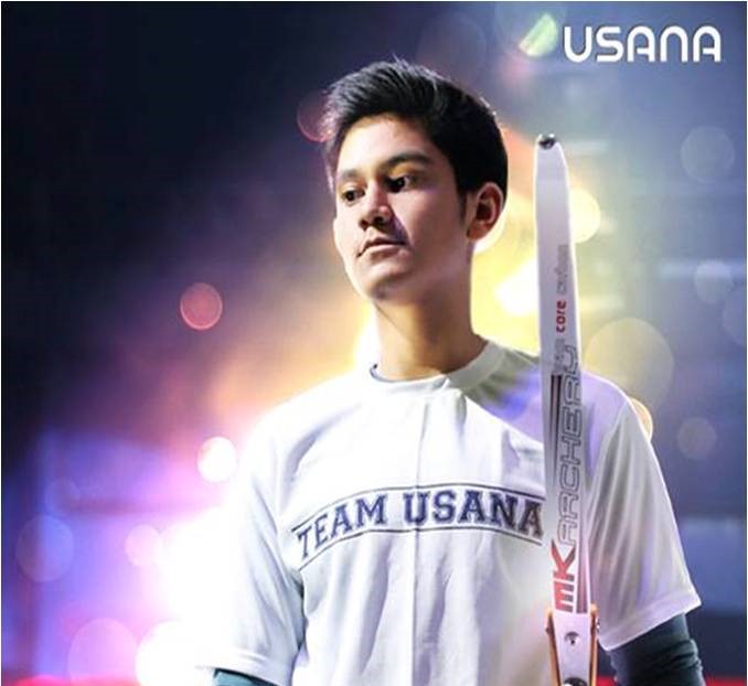 Team USANA Pilipinas Athlete Gab Moreno Strikes Bullseye with USANA Visionex, Essentials