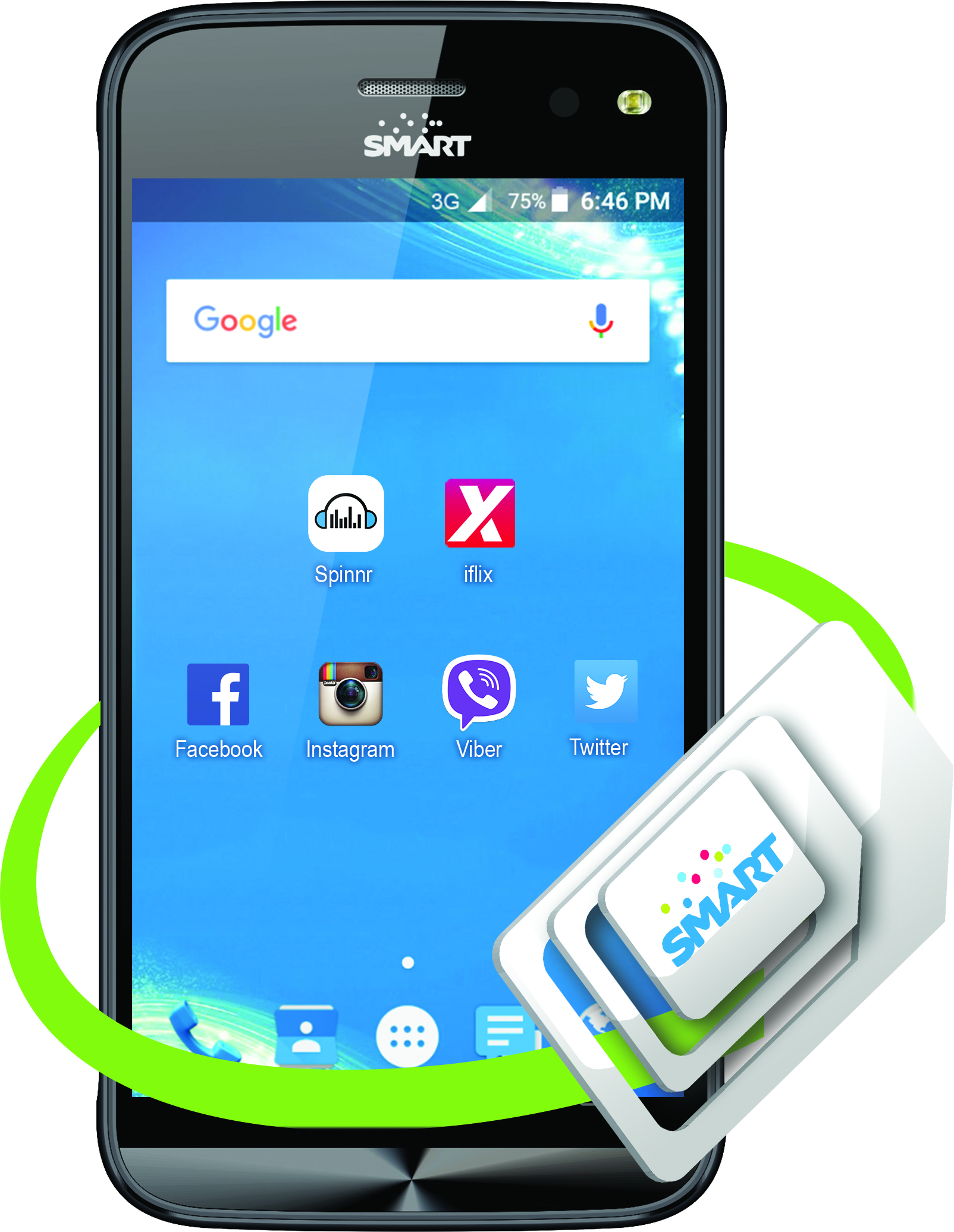 P888 Prepaid Android Smartphone Kit